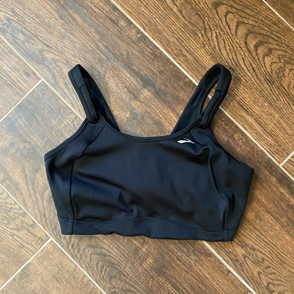 Brooks Fiona Sports Bra, Sz 38 DD, Black